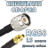 Кабельная сборка 50 Ом на RG-58 с разъемами TNC-male - MMCX-female, 15 метров