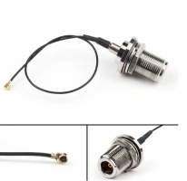 Пигтейл U.FL (IPX) - N-female (переходник u.fl - N-f ), 250 мм