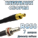 Кабельная сборка 50 Ом на RG-58 с разъемами SMB-male - QMA-female, 7 метров
