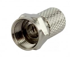 Разъём F-male/RG6U (F-вилка, накручивающийся)