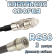 Кабельная сборка 50 Ом на RG-58 с разъемами FME-female - QMA-male, 3 метра