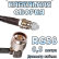 Кабельная сборка 50 Ом на RG-58 с разъемами TNC-male (угловой) - FME-female, 0,5 метра