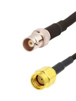 Кабельная сборка 8D-FB с разъемами RP-SMA-male - BNC-female, 6 метров