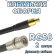 Кабельная сборка 50 Ом на RG-58 с разъемами MCX-male - QMA-male, 2 метра