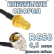 Кабельная сборка 50 Ом на RG-58 с разъемами UHF-male (угловой) - RP-SMA-female, 0,5 метра Кабельная сборка 50 Ом на RG-58 с разъемами UHF-male (угловой) - RP-SMA-female, 0,5 метра