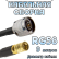 Кабельная сборка 50 Ом на RG-58 с разъемами N-male - SMB-female, 9 метров