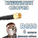 Кабельная сборка 50 Ом на RG-58 с разъемами TNC-male (угловой) - SMA-male, 6 метров Кабельная сборка 50 Ом на RG-58 с разъемами TNC-male (угловой) - SMA-male, 6 метров