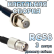 Кабельная сборка 50 Ом на RG-58 с разъемами TNC-female - F-female, 3 метра