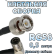 Кабельная сборка 50 Ом на RG-58 с разъемами BNC-male - QMA-male (угловой), 0,5 метра Кабельная сборка 50 Ом на RG-58 с разъемами BNC-male - QMA-male (угловой), 0,5 метра