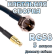 Кабельная сборка 50 Ом на RG-58 с разъемами F-male - MCX-male, 5 метров