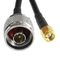 Кабельная сборка RG-58 с разъемами N-male - SMA-male, 13 метров