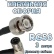 Кабельная сборка 50 Ом на RG-58 с разъемами BNC-male - QMA-male (угловой), 3 метра Кабельная сборка 50 Ом на RG-58 с разъемами BNC-male - QMA-male (угловой), 3 метра