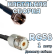 Кабельная сборка 50 Ом на RG-58 с разъемами UHF-female - F-male, 1 метр