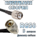 Кабельная сборка 50 Ом на RG-58 с разъемами N-male (угловой) - TNC-male, 5 метров
