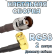 Кабельная сборка 50 Ом на RG-58 с разъемами TNC-female - SMA-male (угловой), 2 метра
