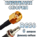 Кабельная сборка 50 Ом на RG-58 с разъемами RP-SMA-male - QMA-female, 6 метров