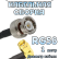 Кабельная сборка 50 Ом на RG-58 с разъемами BNC-male - SMA-male (угловой), 1 метр
