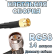 Кабельная сборка 50 Ом на RG-58 с разъемами TNC-male (угловой) - SMA-male, 14 метров Кабельная сборка 50 Ом на RG-58 с разъемами TNC-male (угловой) - SMA-male, 14 метров