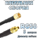 Кабельная сборка 50 Ом на RG-58 с разъемами SMA-male - MMCX-female, 5 метров