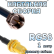 Кабельная сборка 50 Ом на RG-58 с разъемами RP-SMA-female - F-male, 1 метр
