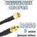 Кабельная сборка 50 Ом на RG-58 с разъемами SMA-male - MMCX-female, 3 метра