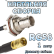 Кабельная сборка 50 Ом на RG-58 с разъемами BNC-female - SMB-female, 1 метр