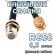 Кабельная сборка 50 Ом на RG-58 с разъемами SMA-male - F-female, 0,5 метра