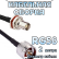 Кабельная сборка 50 Ом на RG-58 с разъемами N-male - BNC-female, 2 метра