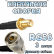 Кабельная сборка RG-58 с разъемами N-male (угловой) - SMA-female, 3 метра