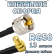 Кабельная сборка 50 Ом на RG-58 с разъемами UHF-male - SMA-female (угловой), 13 метров