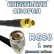 Кабельная сборка 50 Ом на RG-58 с разъемами N-male (угловой) - MCX-female, 1 метр Кабельная сборка 50 Ом на RG-58 с разъемами N-male (угловой) - MCX-female, 1 метр