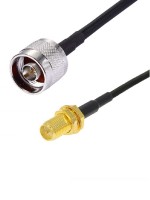 Кабельная сборка 8D-FB с разъемами N-male - RP-SMA-female, 25 метров