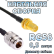 Кабельная сборка 50 Ом на RG-58 с разъемами N-female - RP-SMA-female, 0,5 метра