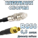 Кабельная сборка 50 Ом на RG-58 с разъемами FME-female - MCX-female, 0,5 метра