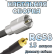 Кабельная сборка 50 Ом на RG-58 с разъемами FME-male - MMCX-male, 15 метров