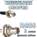 Кабельная сборка 50 Ом на RG-58 с разъемами BNC-female - F-female, 2 метра