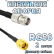 Кабельная сборка 50 Ом на RG-58 с разъемами RP-SMA-male - TNC-female, 2 метра