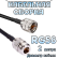 Кабельная сборка 50 Ом на RG-58 с разъемами UHF-male - N-female, 2 метра