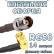 Кабельная сборка 50 Ом на RG-58 с разъемами TNC-female - SMA-male (угловой), 14 метров