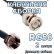Кабельная сборка 50 Ом на RG-58 с разъемами BNC-male - F-male, 2 метра