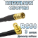Кабельная сборка 50 Ом на RG-58 с разъемами SMB-female - SMA-female (угловой), 3 метра
