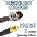 Кабельная сборка 50 Ом на RG-58 с разъемами TNC-female - MMCX-female, 2 метра