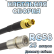 Кабельная сборка 50 Ом на RG-58 с разъемами MCX-female - QMA-male, 25 метров