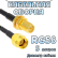 Кабельная сборка 50 Ом на RG-58 с разъемами RP-SMA-male - RP-SMA-female, 5 метров