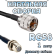 Кабельная сборка 50 Ом на RG-58 с разъемами UHF-male - F-female, 1 метр