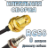 Кабельная сборка 50 Ом на RG-58 с разъемами RP-SMA-female - QMA-female, 8 метров