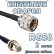 Кабельная сборка 50 Ом на RG-58 с разъемами UHF-male - F-female, 2 метра