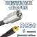 Кабельная сборка 50 Ом на RG-58 с разъемами FME-male - MMCX-male, 6 метров