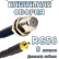 Кабельная сборка 50 Ом на RG-58 с разъемами F-female - MMCX-male, 8 метров